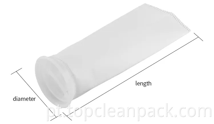 Bolsa de filtro PE de baixo fluxo de alto fluxo de alto fluxo aplicável